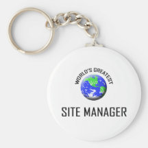 World's Greatest Site Manager Keychain