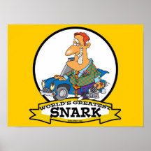 WORLDS GREATEST SNARK MEN CARTOON POSTER