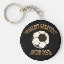 World's Greatest Soccer Coach Keychain