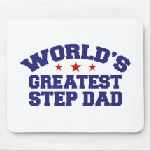 World's Greatest Step Dad Mouse Pads