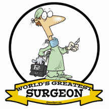 WORLDS GREATEST SURGEON MEN CARTOON PHOTO CUT OUTS