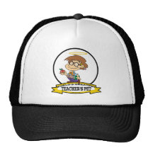 WORLDS GREATEST TEACHERS PET BOY II CARTOON HATS