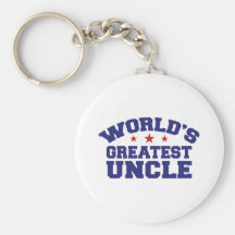 World's Greatest Uncle Key Chain