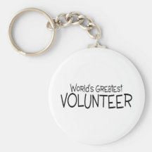 Worlds Greatest Volunteer Keychains