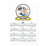 WORLDS GREATEST WAITER II MEN CARTOON BUSINESS CARDS