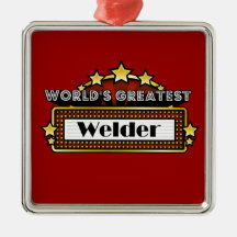 World's Greatest Welder Christmas Ornaments