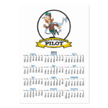 WORLDS GREATEST WOMAN PILOT CARTOON BUSINESS CARD