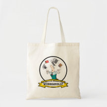 WORLDS GREATEST WORKAHOLIC MEN II CARTOON BAG