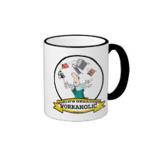 WORLDS GREATEST WORKAHOLIC MEN II CARTOON MUGS