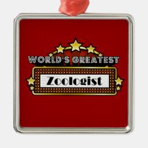 World's Greatest Zoologist Christmas Tree Ornaments