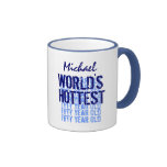 World's Hottest 50 Year Old Birthday Name W1719 Coffee Mug