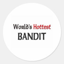 Worlds Hottest Bandit Stickers