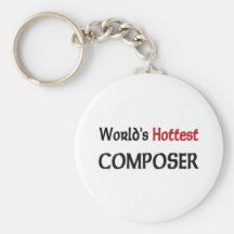Worlds Hottest Composer Keychain