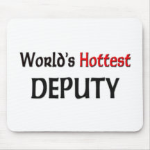 Worlds Hottest Deputy Mouse Mats