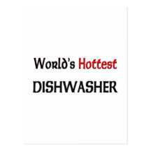Worlds Hottest Dishwasher Post Card
