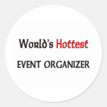 Worlds Hottest Event Organiser Stickers