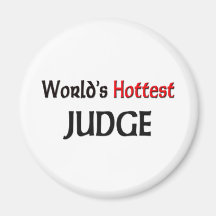 Worlds Hottest Judge Refrigerator Magnet