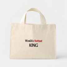 Worlds Hottest King Tote Bags