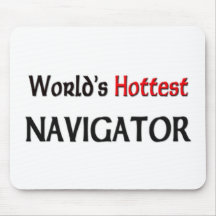 Worlds Hottest Navigator Mouse Pad