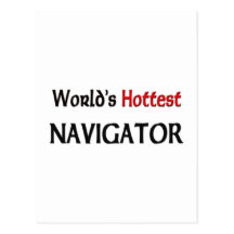 Worlds Hottest Navigator Postcards
