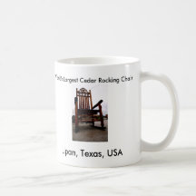 World's Largest Cedar Rocking Chair Coffee Mug