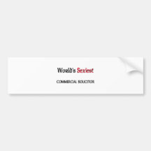 World's Sexiest Commercial Solicitor Bumper Sticker