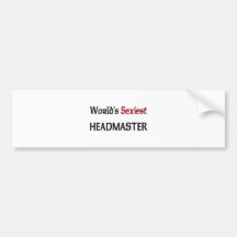 World's Sexiest Headmaster Bumper Stickers