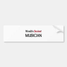 World's Sexiest Musician Bumper Stickers