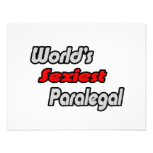 World's Sexiest Paralegal Personalized Invite