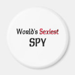 World's Sexiest Spy Fridge Magnets