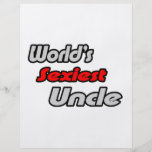 World's Sexiest Uncle Flyer Design
