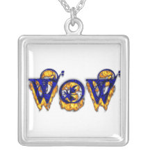 wow personalized necklace