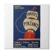WPA - Pirates Play Ceramic Tile