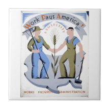 WPA - Work America Tiles