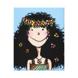 Wrapped Canvas, Spring Girl Stretched Canvas Prints