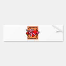 Wrapped Up Valentine Bumper Sticker