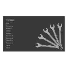 Wrench - Business Business Card Templates