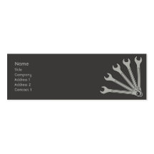 Wrench - Skinny Business Card Templates