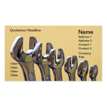 Wrenches Business Cards