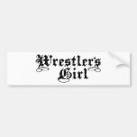 Wrestler's Girl Bumper Sticker