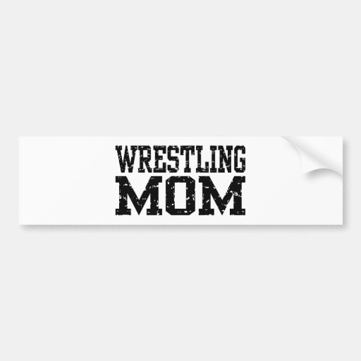 Wrestling Mum Bumper Sticker