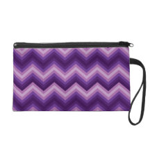 Wristlet Retro Zig Zag Chevron Pattern