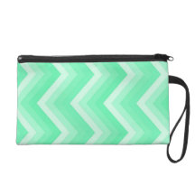 Wristlet Retro Zig Zag Chevron Pattern