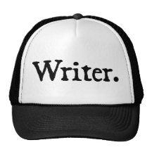 Writer (black lettering) trucker hats