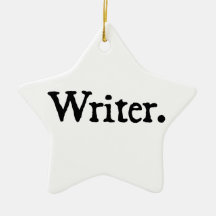 Writer Christmas Tree Ornament