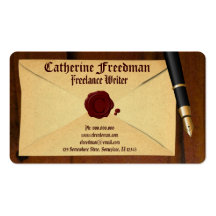Writer Editor Proofreader Author Business Cards