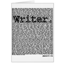 "Writer." Greeting Cards