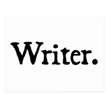 Writer. Postcard