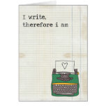 writers card