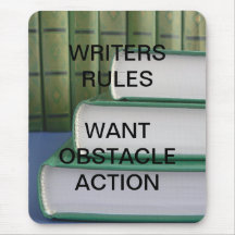 Writers rules mouse pad
